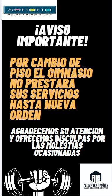 cambio piso Gym Serrana